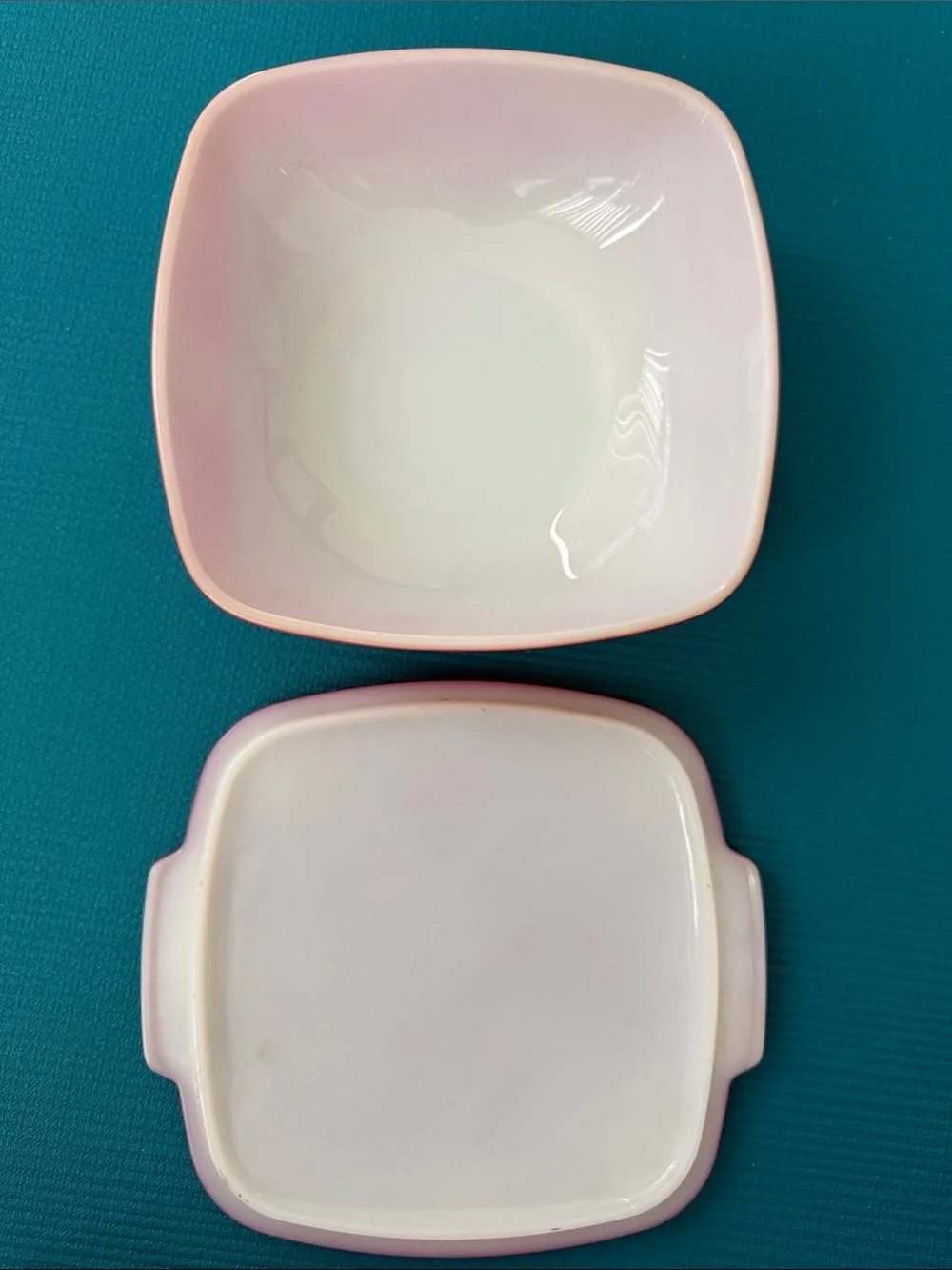 Pyrex 8” Square Red Bakeware Dish